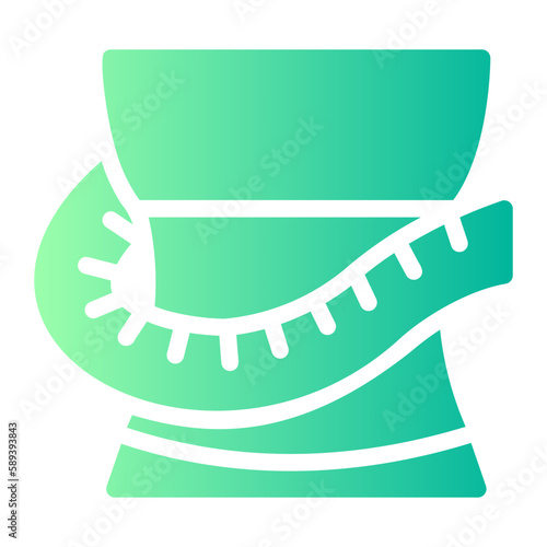 lose weight gradient icon