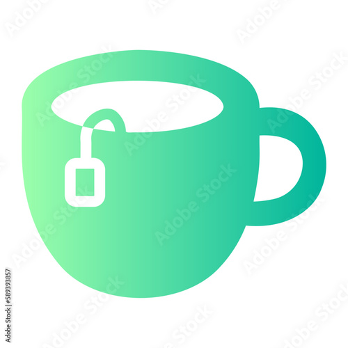 tea gradient icon