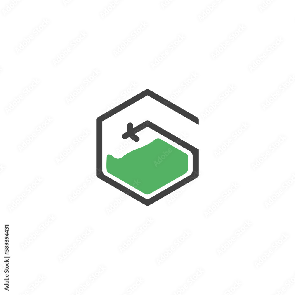 Fototapeta premium Modern Minimalist Logo Icon for Any Business