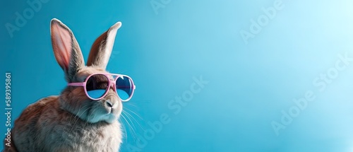 rabbit summer vacation, with generative ai