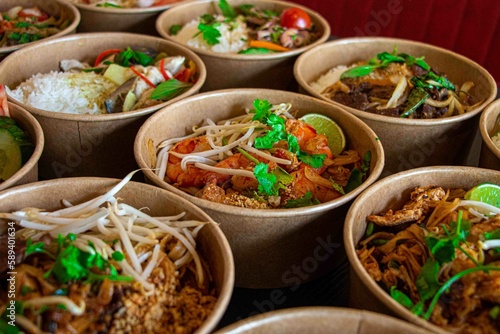 Schilderij op canvas Thai Food 2023