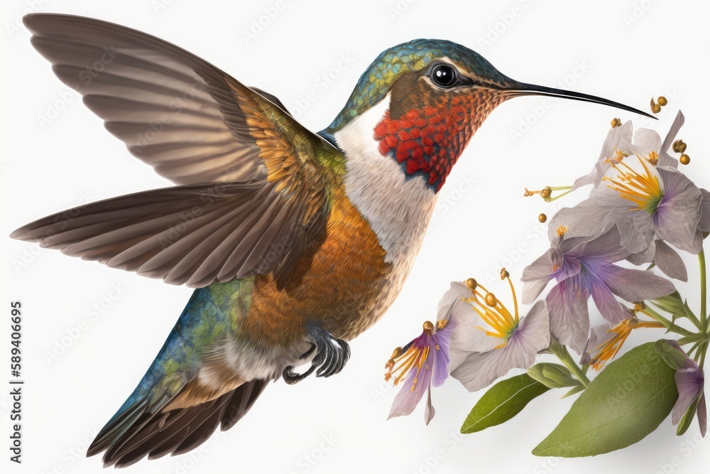 Fototapeta premium hummingbird in flight