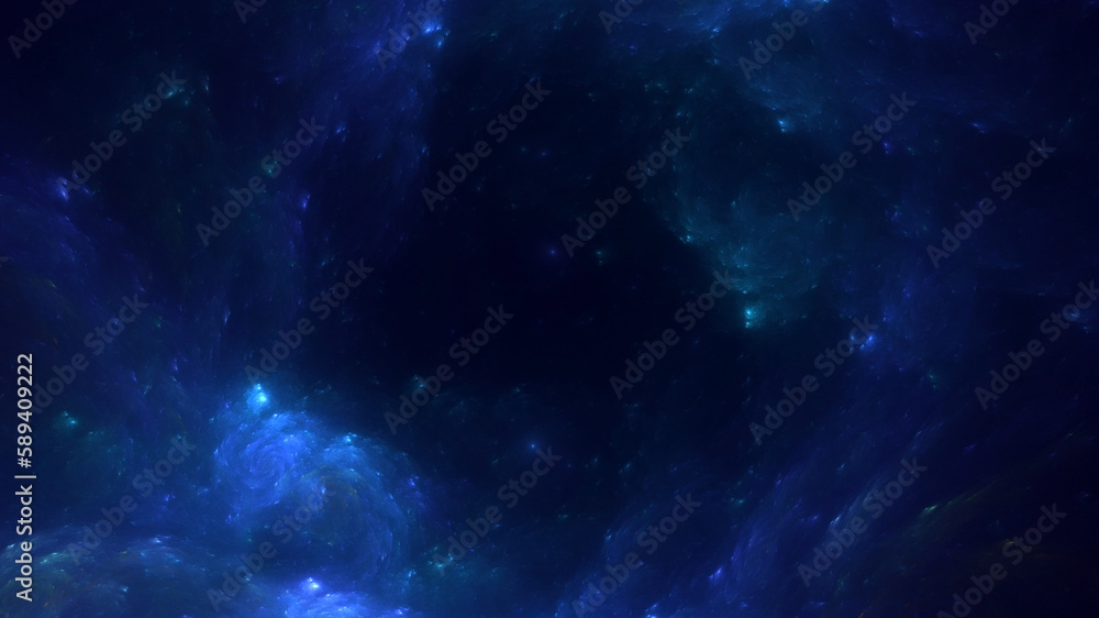 Obraz premium 3D rendering abstract multicolor technology fractal light background