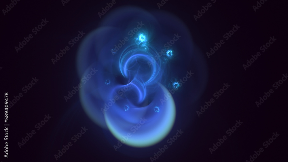3D rendering abstract multicolor fractal light background 3D rendering abstract multicolor fractal light background