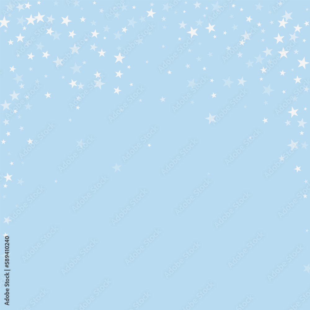 Falling snowflakes christmas background. Subtle