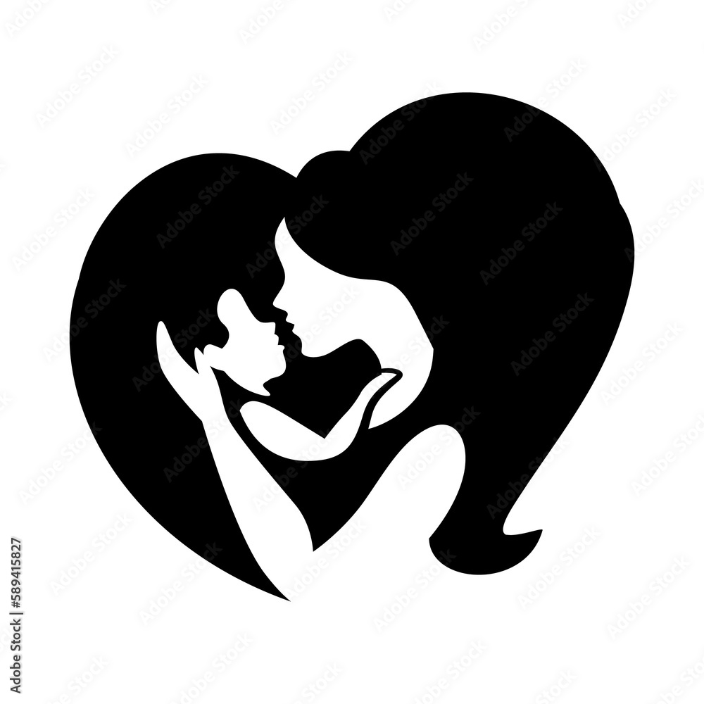 happy mother's day sillhouette happy mother's day sillhouette