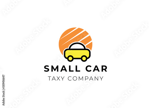 Simple and minimalist automotive car logo design