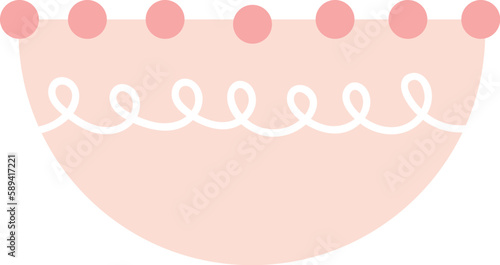 Abstract Round Flower Head