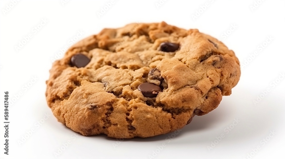 chocolate chip cookies isolated chocolate chip cookies isolated