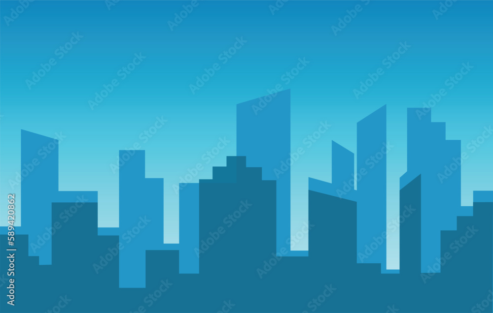 Modern City Skyline Vector illustration