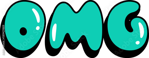 Omg Comic Font Letters