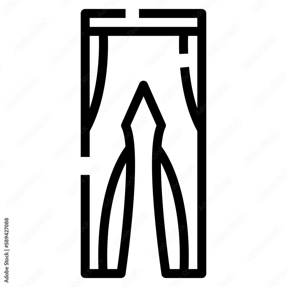 Pants line icon Pants line icon