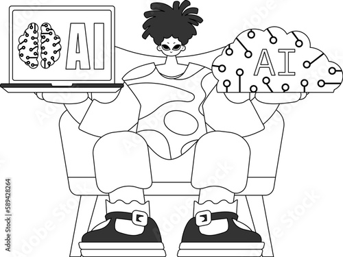 He's got a Vector Linear AI Model clasped in his grasp