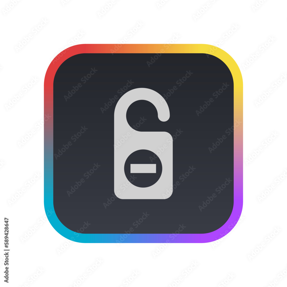 Do not Disturb - Pictogram (icon) Do not Disturb - Pictogram (icon)