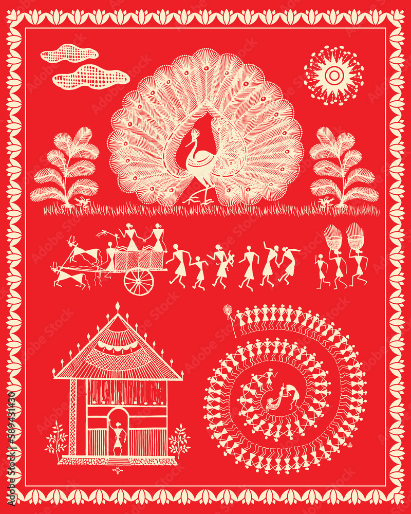 Beautiful Warli Painting Is Maharashtrian Art Indian Traditional   1000 F 589431430 ToymSIFSb3JbhLgxBqEYPV1dv1FtYm4i 