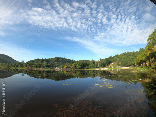View Landscape Sebedang Lake