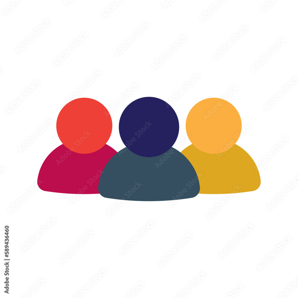 Group icon. sign for mobile concept and web design. vector illustration Group icon. sign for mobile concept and web design. vector illustration