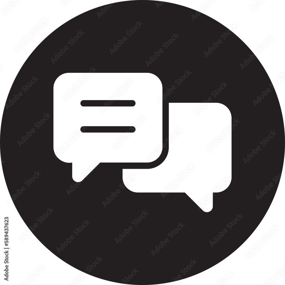 chat glyph icon chat glyph icon