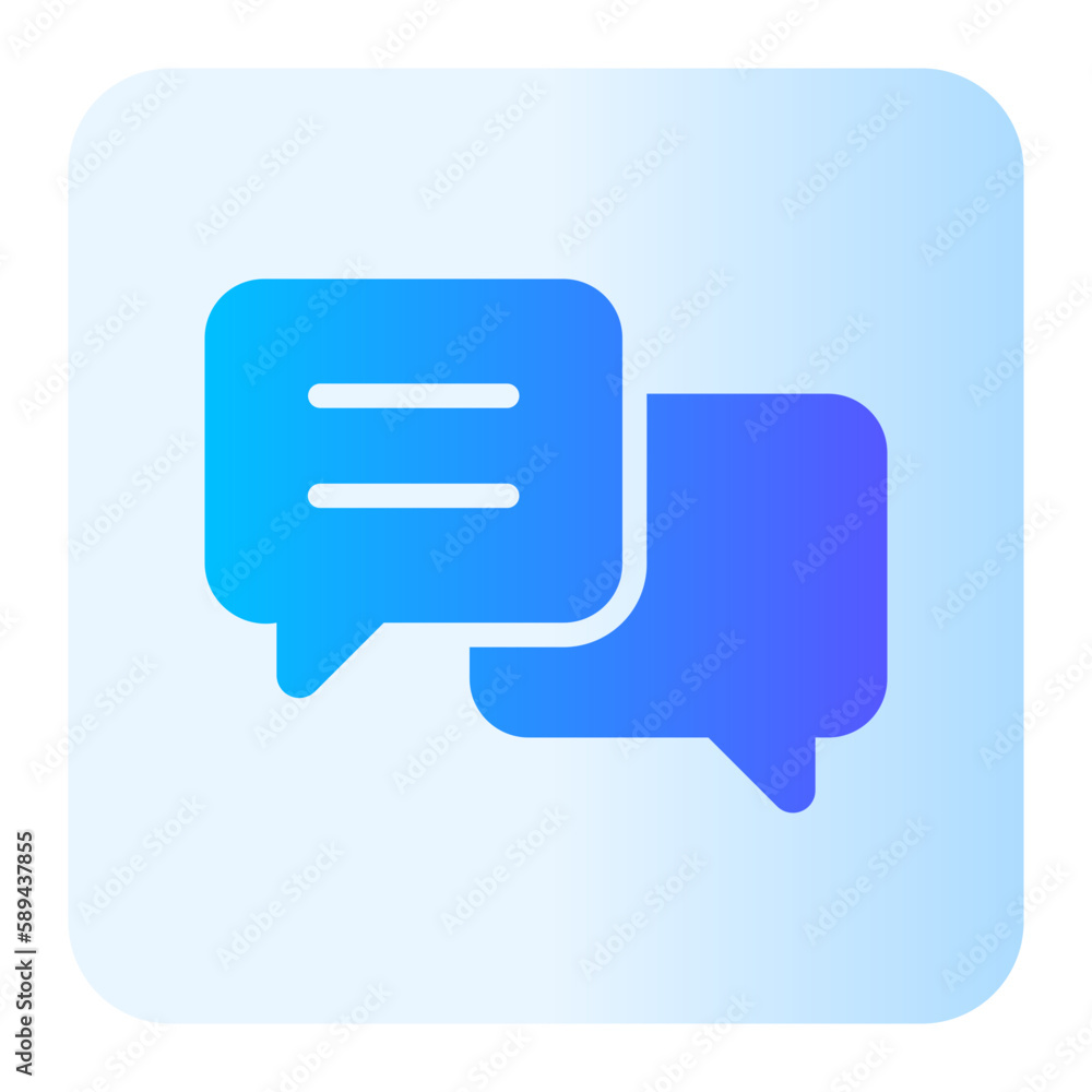 chat gradient icon