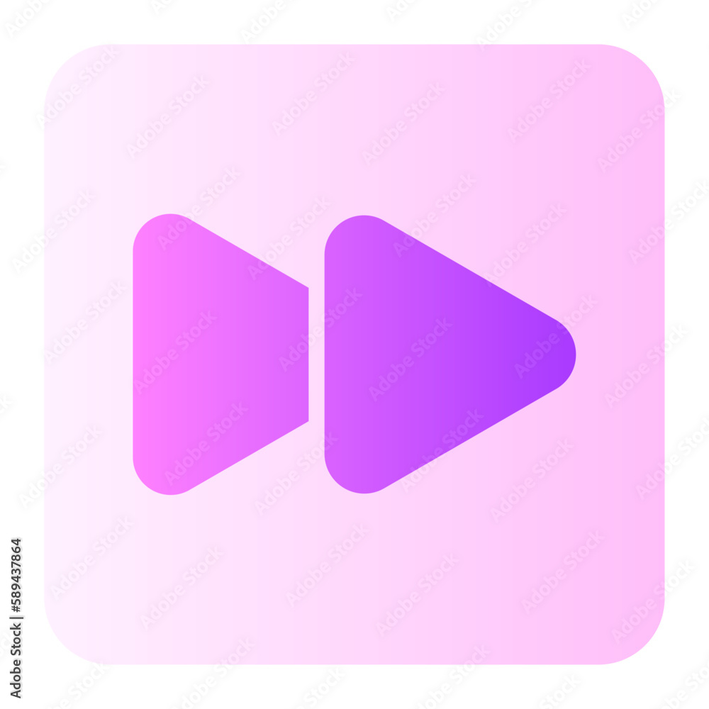 fast forward gradient icon fast forward gradient icon