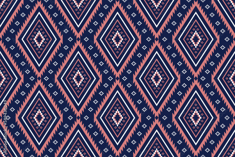 Cross stitch colorful geometric traditional ethnic pattern Ikat seamless pattern abstract design for fabric print cloth dress carpet curtains and sarong Aztec African Indian Indonesian Cross stitch colorful geometric traditional ethnic pattern Ikat seamless pattern abstract design for fabric print cloth dress carpet curtains and sarong Aztec African Indian Indonesian