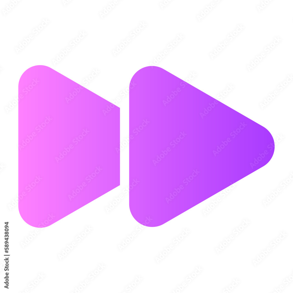 fast forward gradient icon fast forward gradient icon
