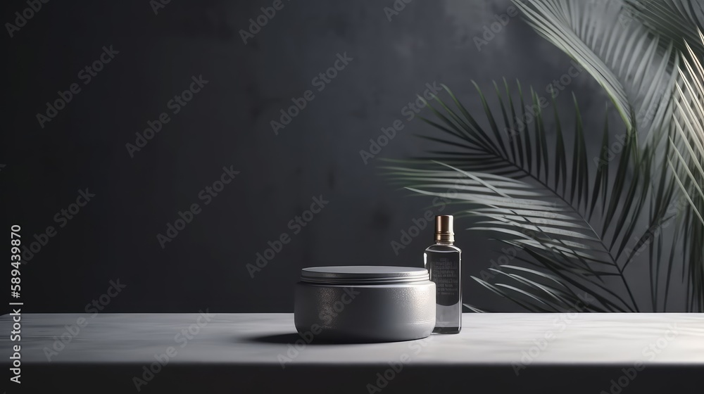 Marble background for presentation of beauty product Marble background for presentation of beauty product