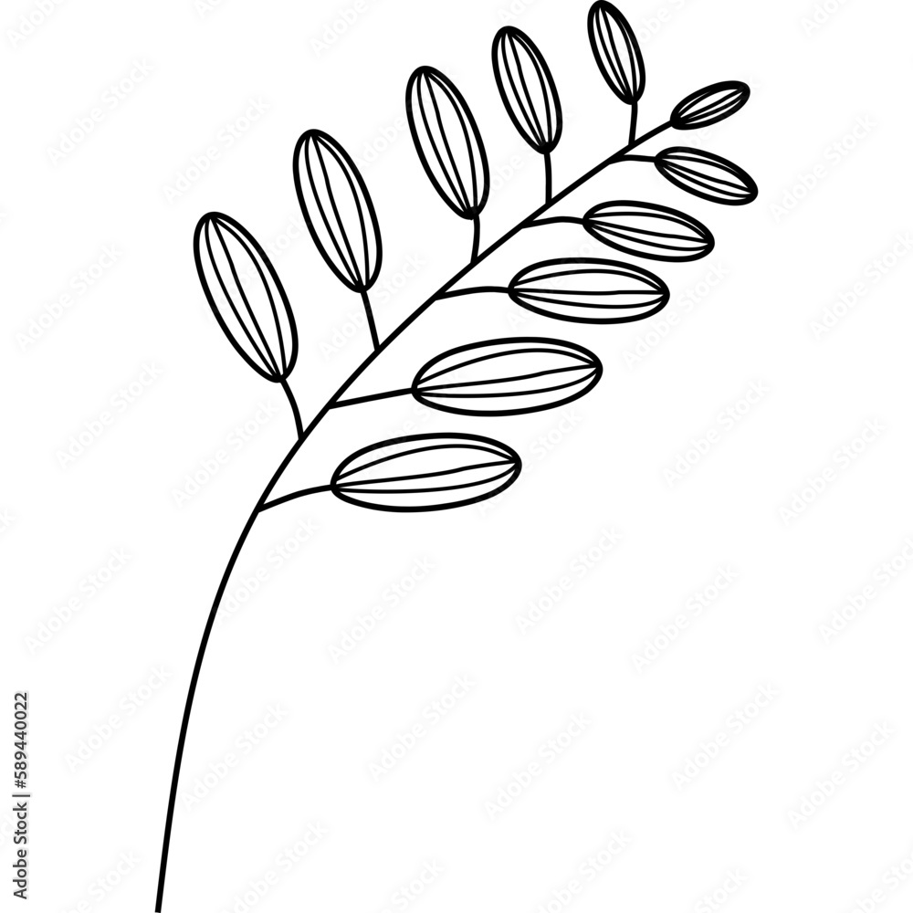 Obraz premium Boho Leaf