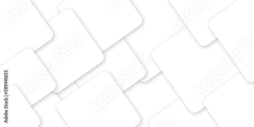 Abstract background with lines white color and vector with geometric design in illustration .soft shadow on neutral light whit textured background.3d architecture pattern design . white paper textu