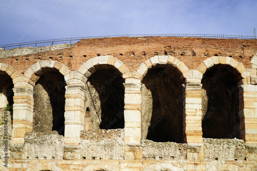 Verona, Italy. City views in spring