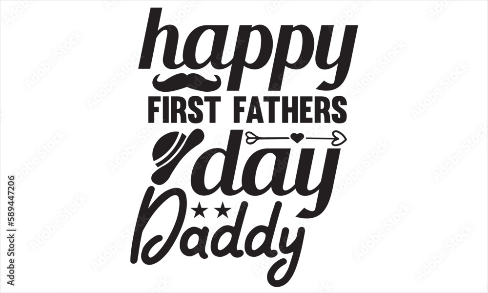Fototapeta premium Dad Svg Design