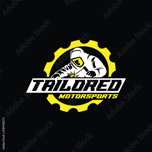 Welding torch with spark logo design, Welder logo, welding logo, tool welder, construction logo, metal logo, industrial logo, equipment silhouette, steel logo, weld logo,workshop logo vector files