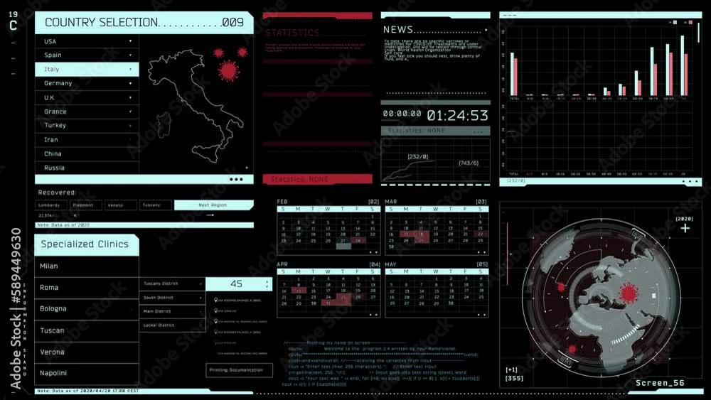 Video overlay template futuristic cyber and technology concept Video overlay template futuristic cyber and technology concept