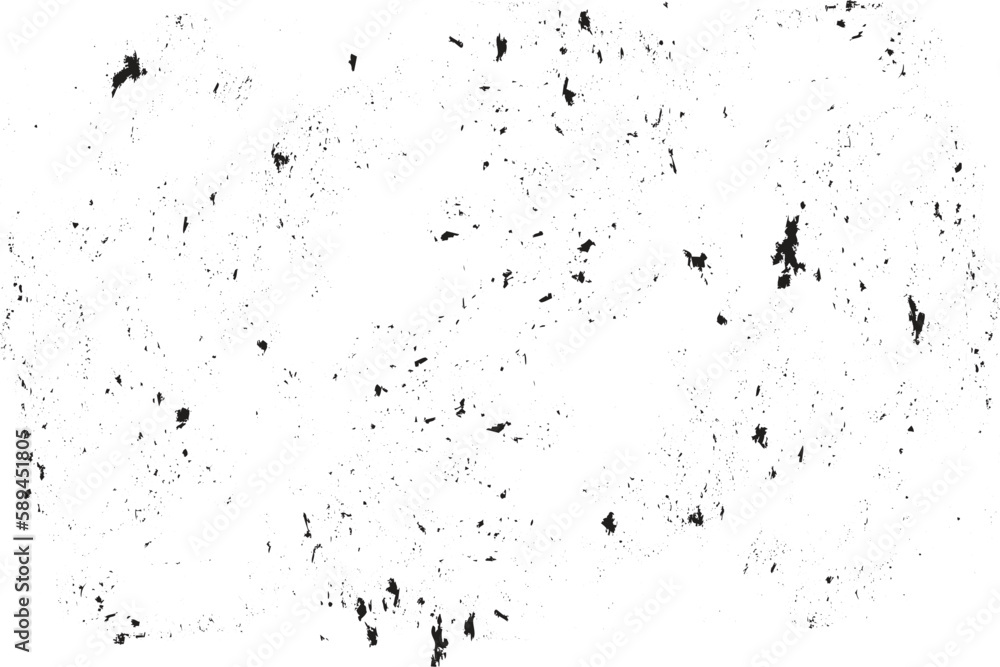 Fototapeta premium Abstract grain and concrete wall texture vector on a white background. Dirt grunge effect with black and white colors. Grimy wall and dust pile texture for the backgrounds. Stained distress texture.