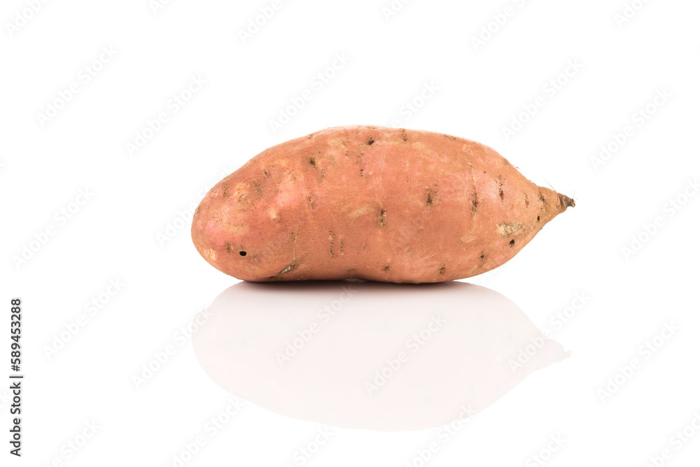 Sweet potato on the white background Sweet potato on the white background