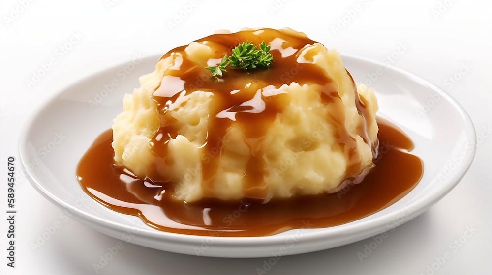 mashed potatoes with gravy sause mashed potatoes with gravy sause