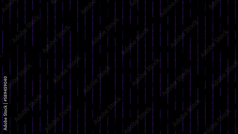 Purple flashing sticks on a black background. Abstract festive background for advertising, congratulations, text. Colorful creative flat dynamic shapes animation. Business bg. 3D render Purple flashing sticks on a black background. Abstract festive background for advertising, congratulations, text. Colorful creative flat dynamic shapes animation. Business bg. 3D render