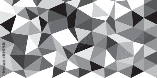 Abstract low poly geometric shapes background