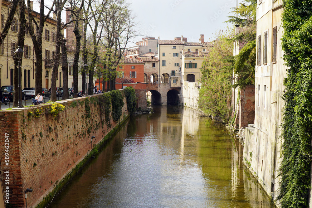 Mantova, Italy. City views in spring