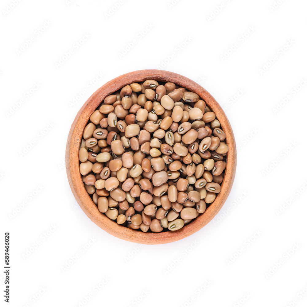 Brown cowpeas (Yunakesa Brown Crowder Cowpea, Dixie Lee Pea), Brown crowder peas in Pottery Brown cowpeas (Yunakesa Brown Crowder Cowpea, Dixie Lee Pea), Brown crowder peas in Pottery