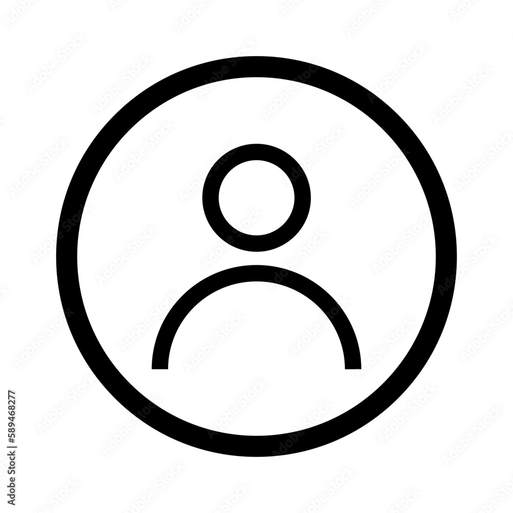 Profile icon. user sign. Profile icon. user sign.
