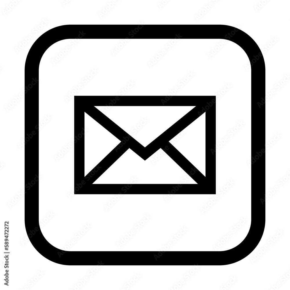 Email envelope icon.
Email envelope icon.