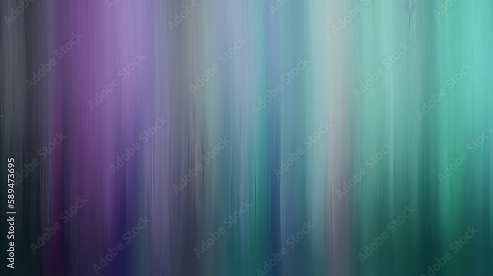 Pale dusty calm purple blue green teal brown gray abstract background. Sea blue color. Or dramatic cloudy sky. Gradient. Blurred lines, stripes. Dark vintage. Rough matte texture. Generative AI.