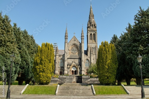 Beautiful view of a historic gothic Cathedral