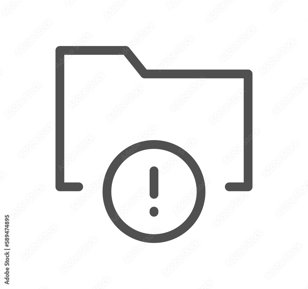 File and folder related icon outline and linear symbol.
File and folder related icon outline and linear symbol.