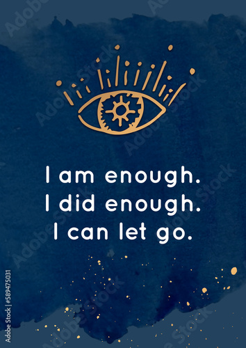 Beautiful printable sleep affirmation card for a good sleep, bedtime, restful night