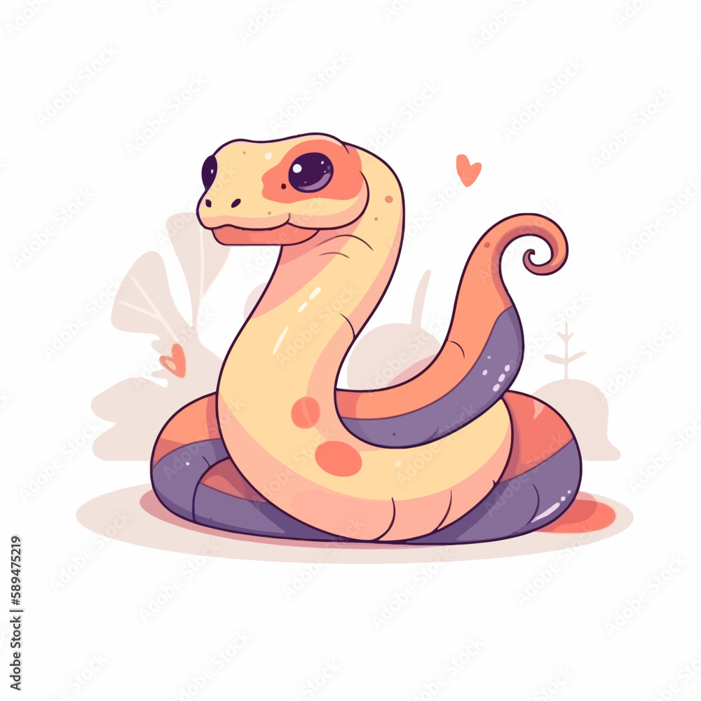 Fototapeta premium cute snake