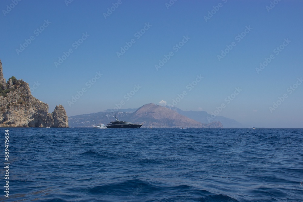 Naklejka premium Capri Island Naples Italy Europe