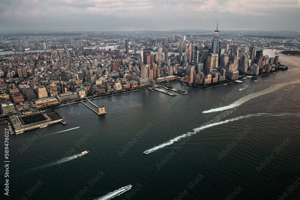 Obraz premium Manhattan desde el Cielo