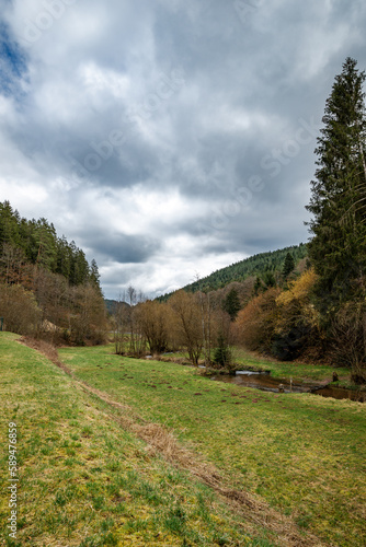 Landscape in the mountains